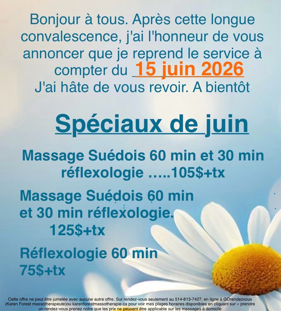 Promotion du mois